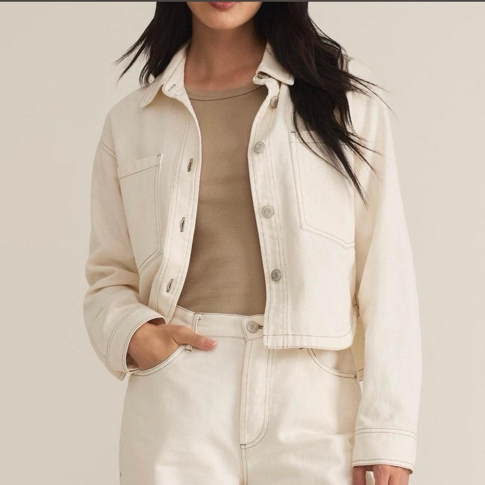 Z Supply All Day Cropped Twill Jacket